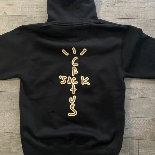 Felpa nera con - , cappuccio