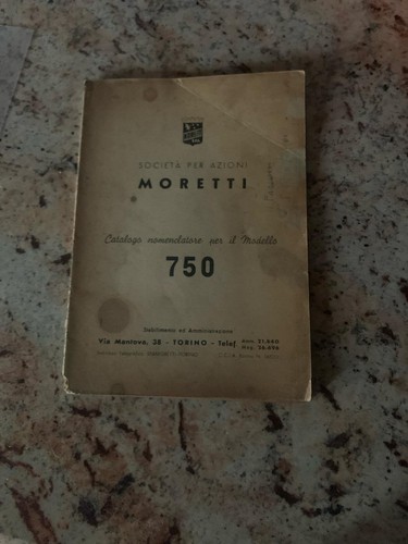 Moretti 750 libretto - moretti,