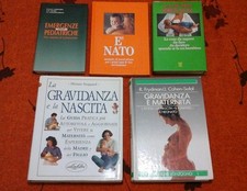 LIBRI GRAVIDANZA NASCITA PUERICULTURA LOTTO STOCK N. 5 