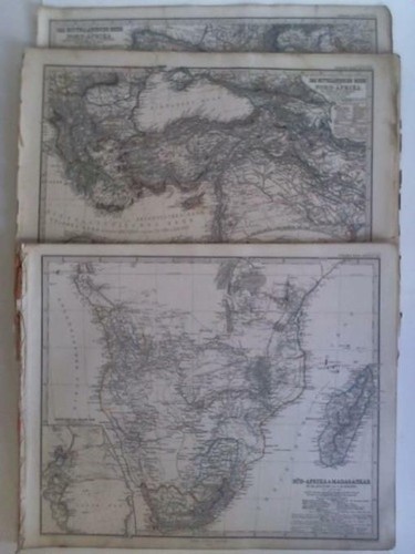 Stieler hand atlas über - stieler's,