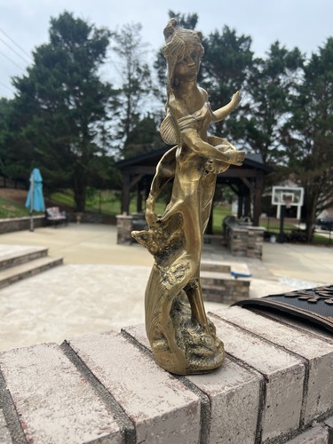 Antica statua bronzo auguste - statua,