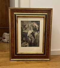 Acquatinta Del Pittore Van Dyck Del 1800 Con Cornice