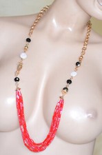Collana lunga donna oro dorata