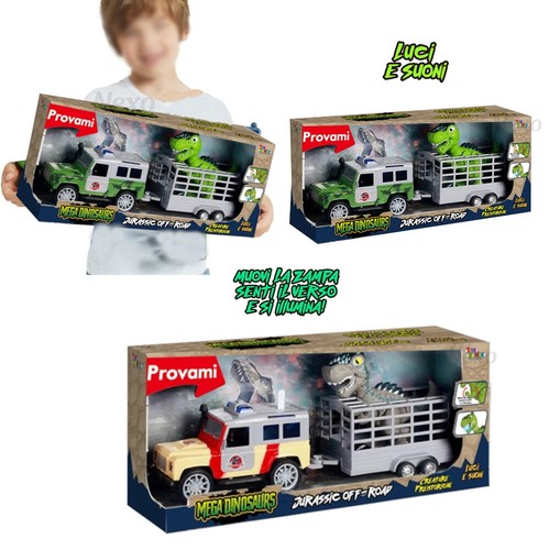 Jeep con rimorchio gabbia - con,