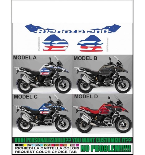 Adesivi r1200 lc adventure - r1200, gs