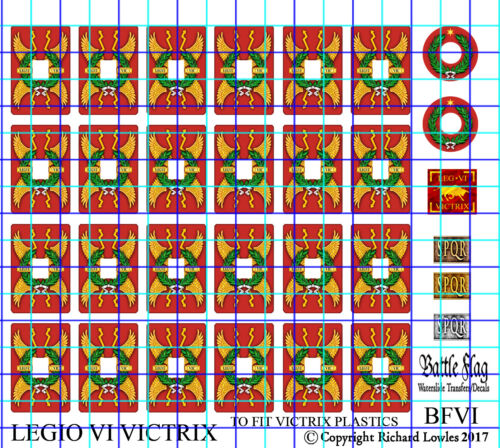Decalcomanie scudo per - , victrix