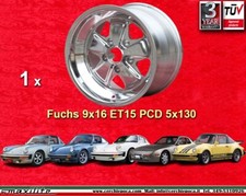 1 cerchio  Porsche Fuchs 911 9x16 ET15  Teilegutachten wheel 1 Felge jante