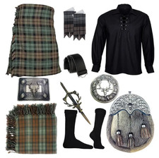 Scottish Tartan kilt Outfit