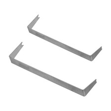 2pcs Utensile per carenatura in acciaio inox a doppia estremità per lavaggio ceramica-tonforming