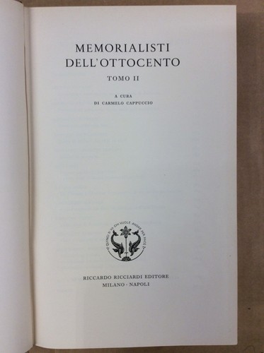 Libro memorialisti - -,