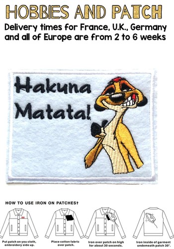 Patch hakuna matata re - patch,