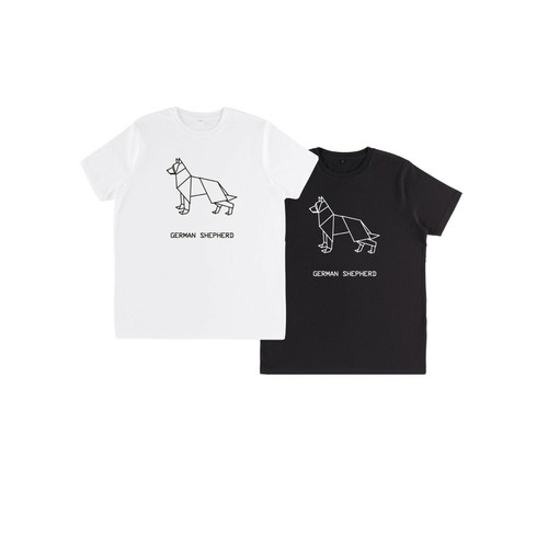 Shirt uomo origami dog - uomo,
