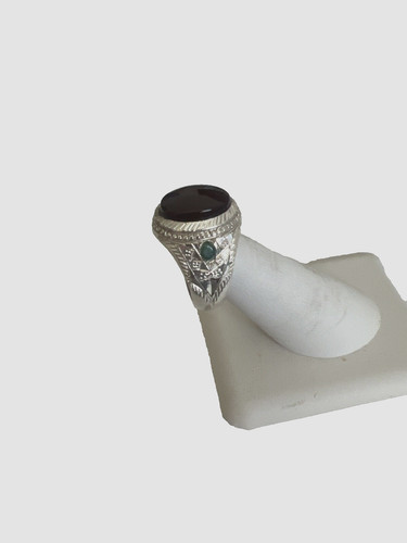 Anello uomo argento inciso - anello,