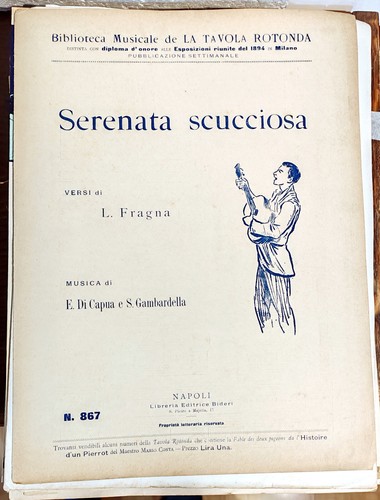 Spartito musicale antico - spartito,