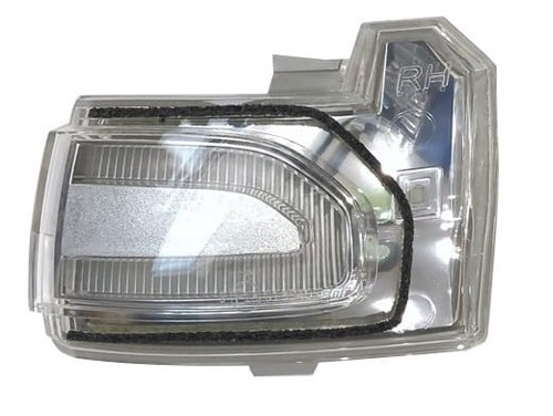 Fanale retrovisore cromato - cromato, sx