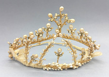 ANTICA TIARA CORONA CORONCINA