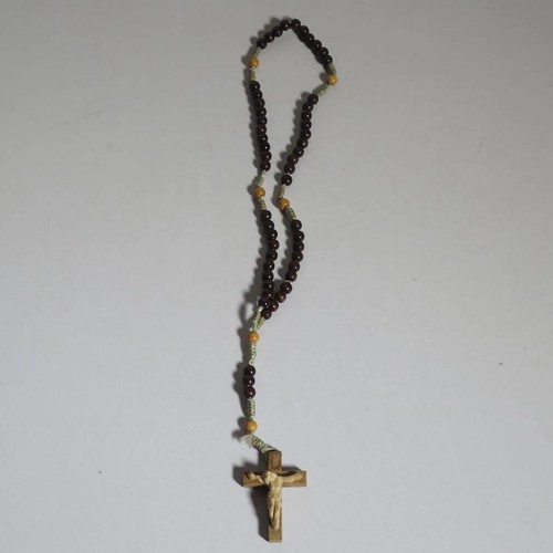 Antico rosario perle legno - perle,