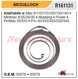 Molla avviamento mcculloch - molla,