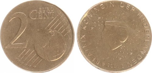 Olanda cent 2001 conio - olanda,