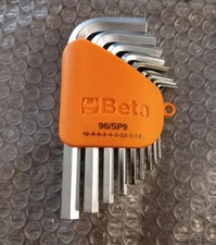 ORIGINALE BETA 96SP9 KIT 9 CHIAVI ESAGONALI 10-8-6-5-4-3-2,5-2-1,5