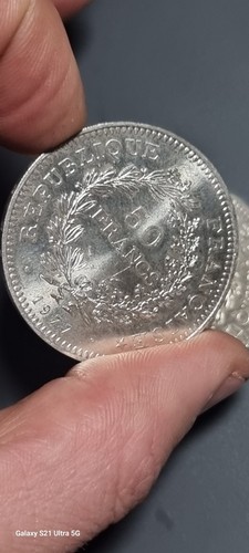 Monete argento franchi - argento, 50