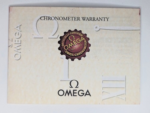 Omega cronometro garanzia - ,