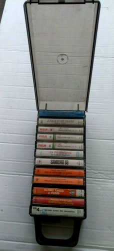 Portacassette vintage con - con, 12