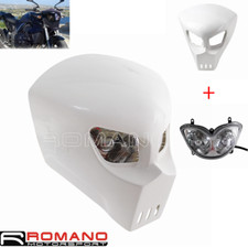 Maschera teschio bianca faro