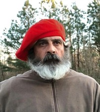 Uomo Rosso Lana Scot Cofano