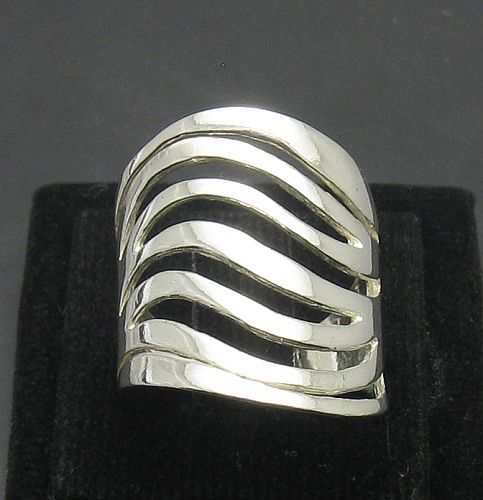 Anello elegante vero argento