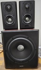 Edifier S350DB Sistema audio Bluetooth 2.1 - Nero/Marrone + Stand Diffusori 