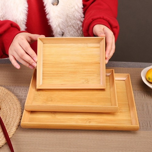 Vassoio rettangolare legno - in,