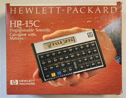 Hewlett packard 15c - packard, hp-15c