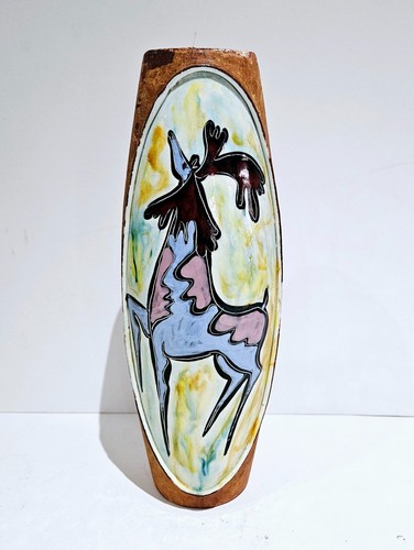 Vaso ceramica decorativo - , alla