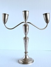 Candelabro Impero Argento