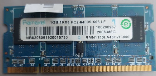 Ram ramaxel 1gb 1rx8 - 1gb,