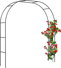 Arco per Rose Rampicanti Da Giardino, H: 250 Cm, Larghezza Regolabile, Sostegno 