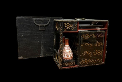 Japanese antique jubako bento - japanese,