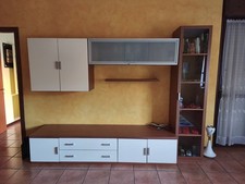 Mobile Soggiorno Modulare in Legno e Vetro Usato 270x207