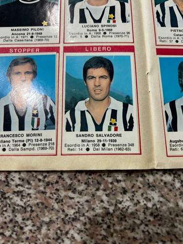 Figurina salvadore juventus - figurina,