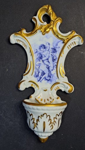Acquasantiera limoges angeli - acquasantiera,