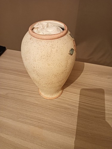 Vaso ceramica decorato a - in,