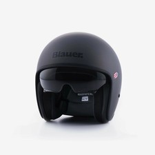 Casco Moto Jet Blauer PILOT 06 MONO in fibra Grigio Titanio Opaco ECE2206