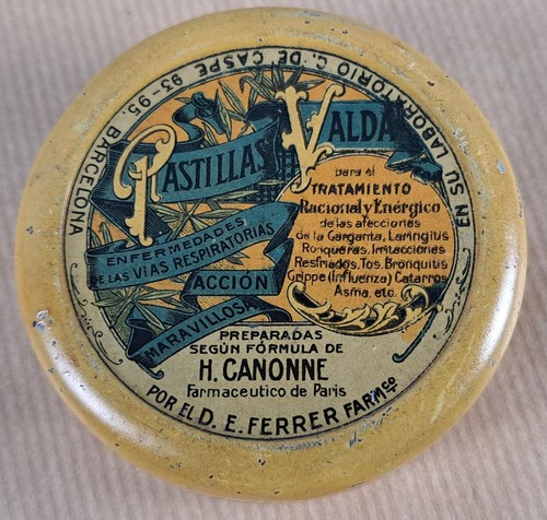 Scatola lattina antica - in,