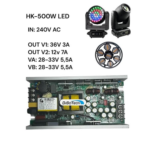 Alim 500 led 36v - v1=36v, 3a