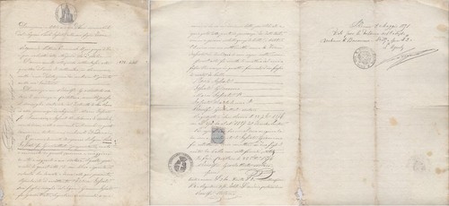 Carta bollata una lira bollo - carta,