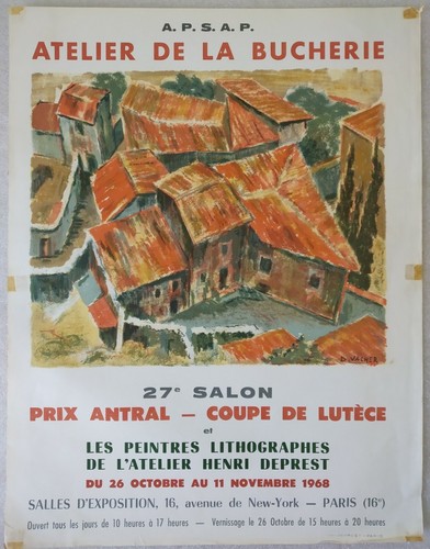 Atelier bucherie affiche - de,