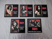 KISS CD 3" Strutter Demo 1973 5pc Complete Set Limited Edition Austria LIKE NEW