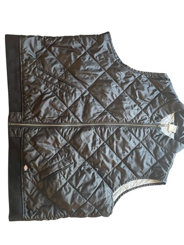 Gilet donna trapuntato nero