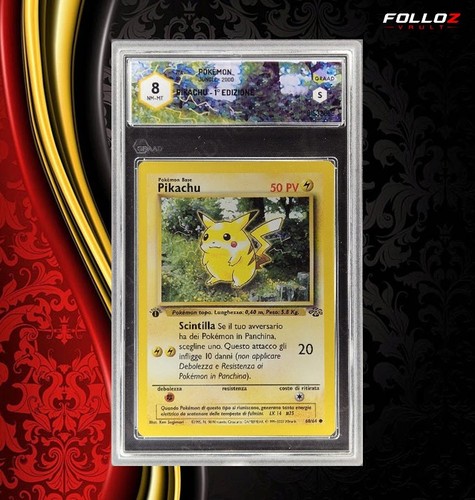 Carta pokemon pikachu jungle - carta,